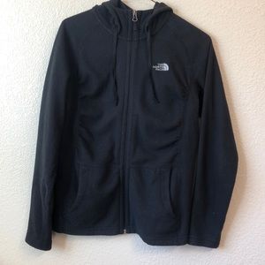 Black hooded NorthFace fleeceSOLD